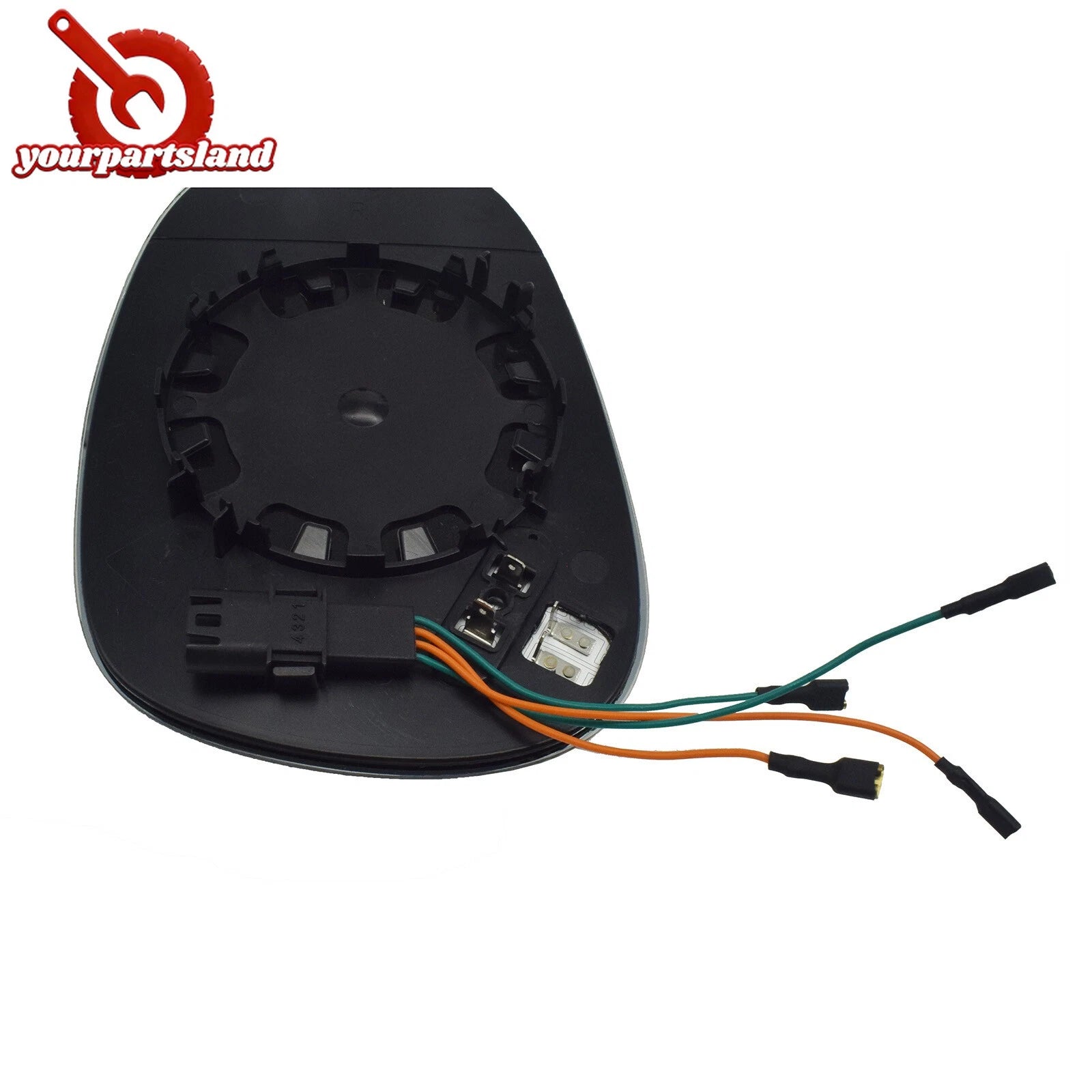 Right Rearview Wing Mirror Glass Heated W/ Wire For BMW E81 E82 E87 E88 E90 E91 6B93BC-57