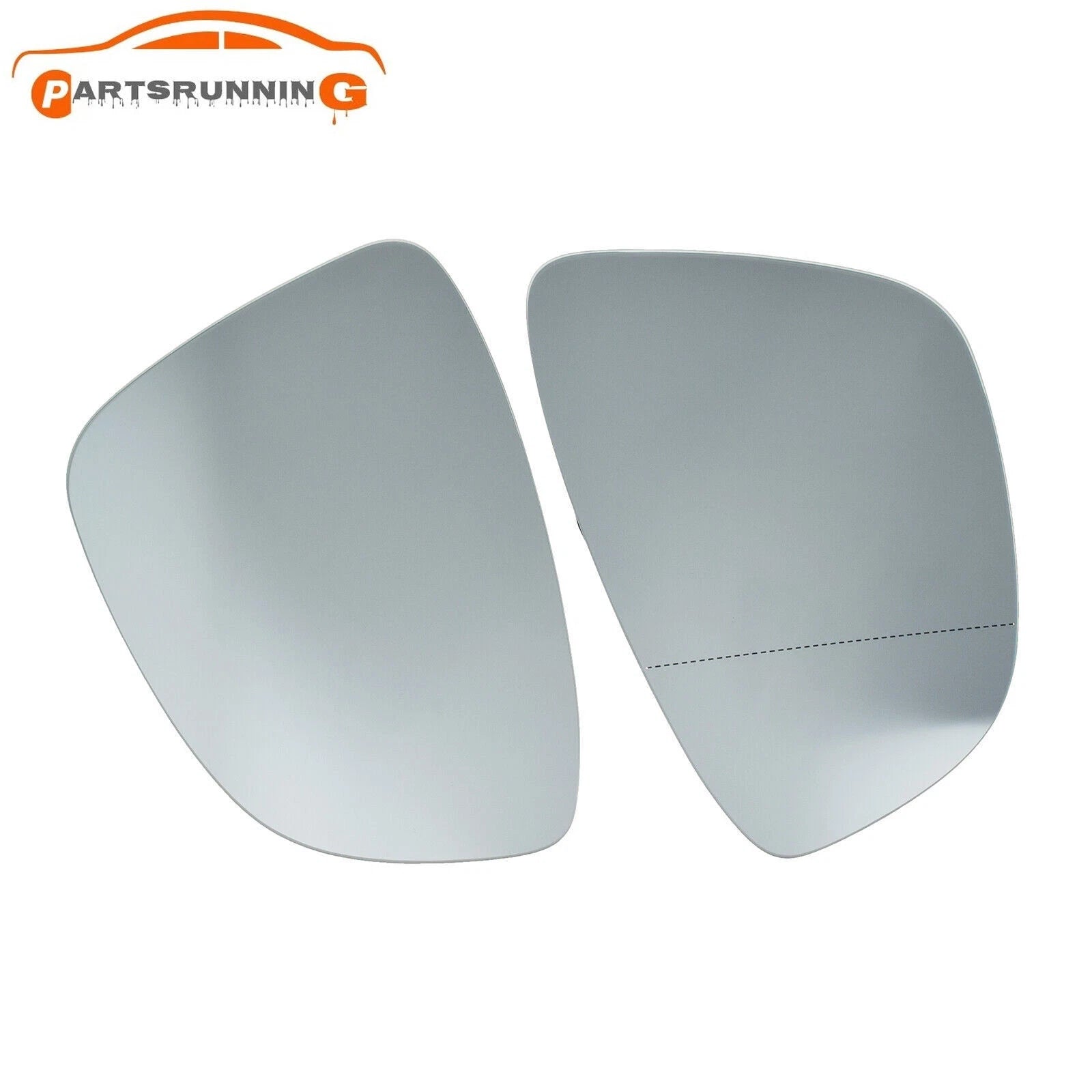 Left Right Side Mirror Glass Heated W/Backing Plate for VW Eos CC 5C6857521B 6B93BC-57