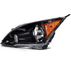 ECCPP Headlights Assembly For Honda CR-V CRV 2.4L 2007-2011 Pair Kit Black Amber 6B93BC-57