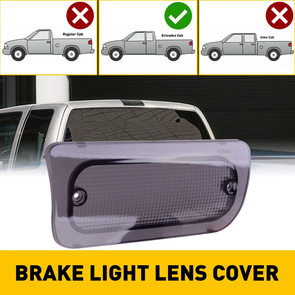 For 94-03 Chevy S10/GMC Sonoma 2-Rows Smoked LED Third 3RD Tail Brake Light/Lamp 6B93BC-57