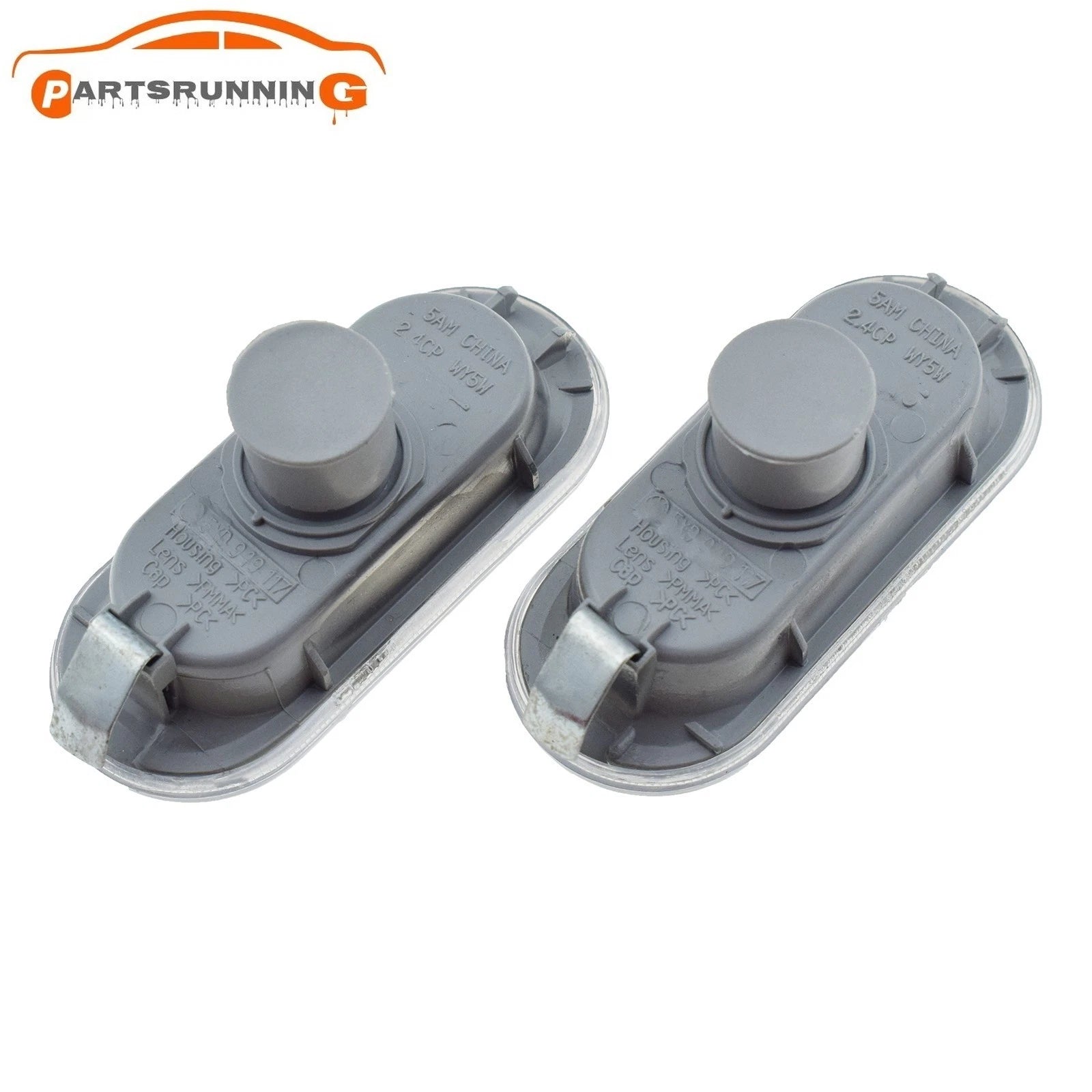 7H0949117 Pair LED Side Marker Turn Signal Lights for VW Amarok 2012-2017 6B93BC-57