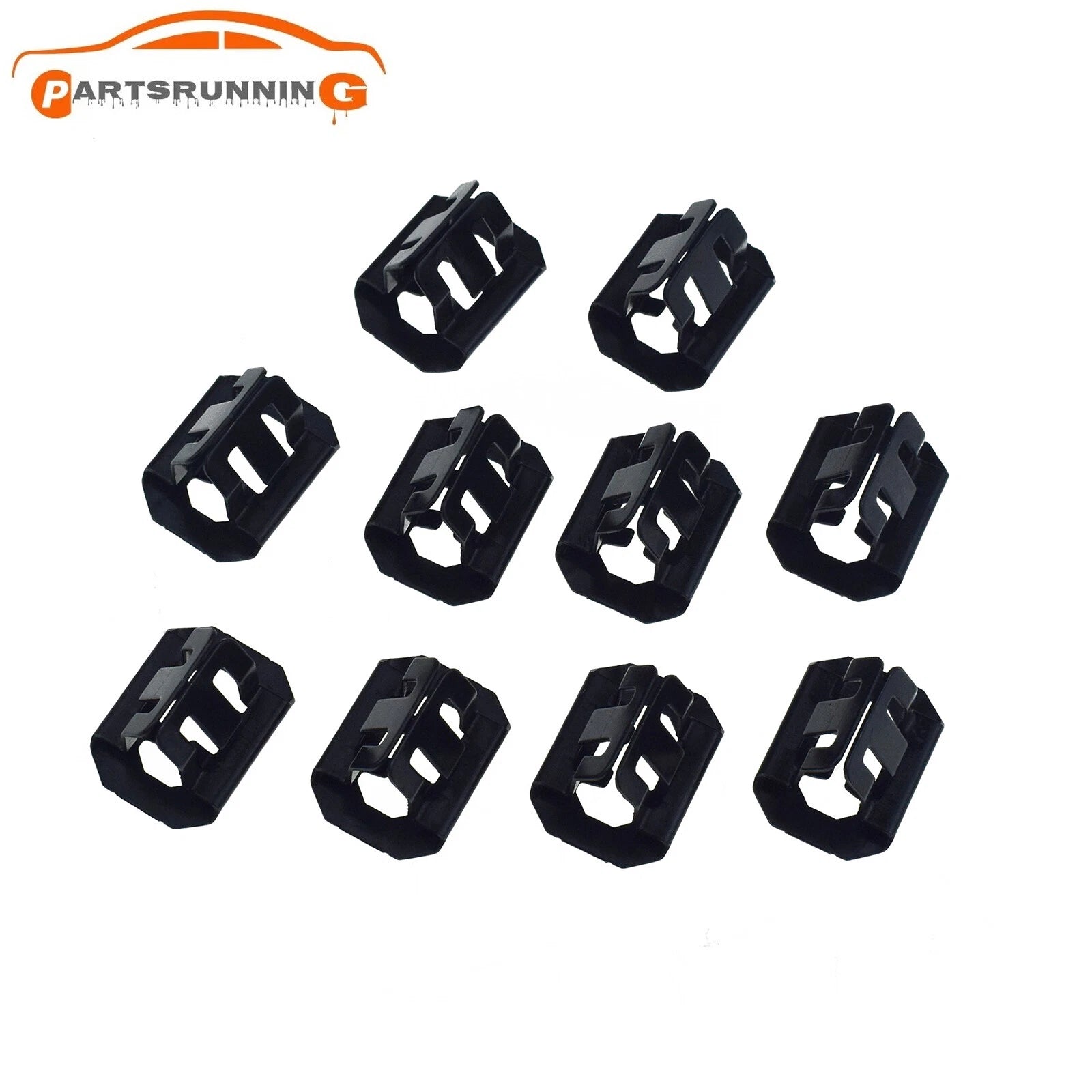 10 PCS Grille Fastener Clip For 2003-07 GMC Sierra HUMMER H2 Chevrolet 15162843 6B93BC-57