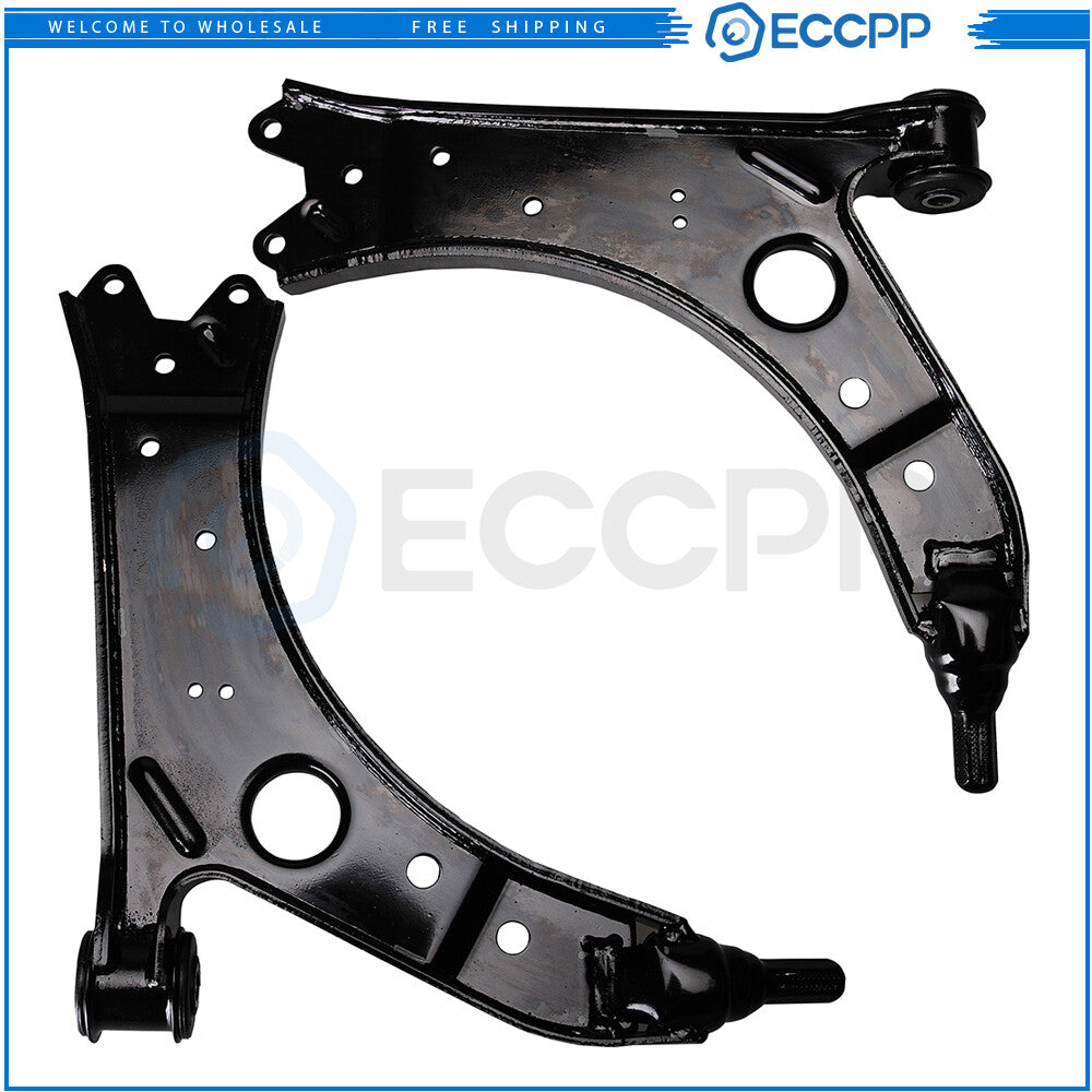 2Pcs Front Lower Control Arms Steering Part Fits 2006-2009 VW Golf & Rabbit