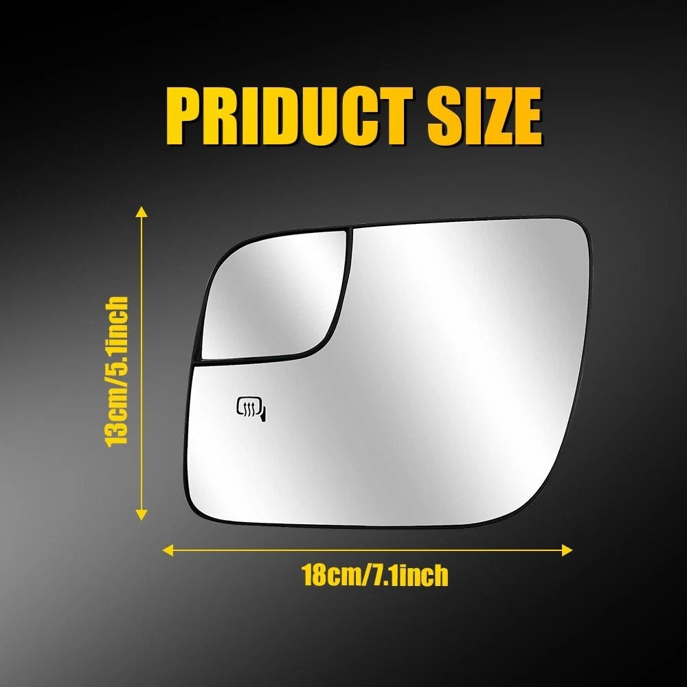 For 2011-2019 Explorer Ford Rear View Mirror Glass Left Driver Side With Heated 6B93BC-57