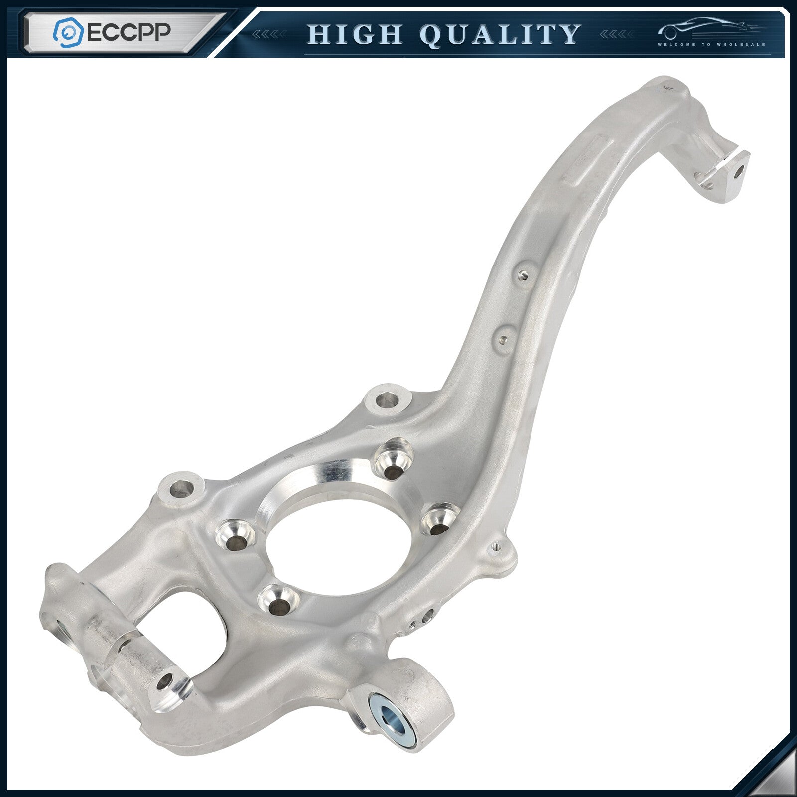 1X Front Driver Side Steering Knuckle For Audi A4 Quattro A5 Q5 S4 2010-2012 6B93BC-57