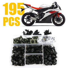 Complete Fairing Bolt Screws For Kit Honda CBR600 CBR250R 500RR 300R Black 6B93BC-57