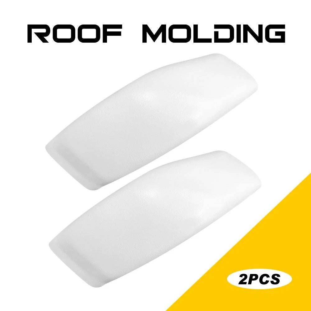 Cab Corner Roof Molding Trim White For 99-07 Ford Super Duty F-250 F-350 F-450 A 6B93BC-57