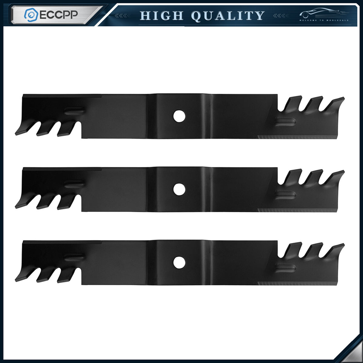 3 Mower Blades For Cub Cadet 02005019-X Z-force L60 60 Inch Deck Mulching