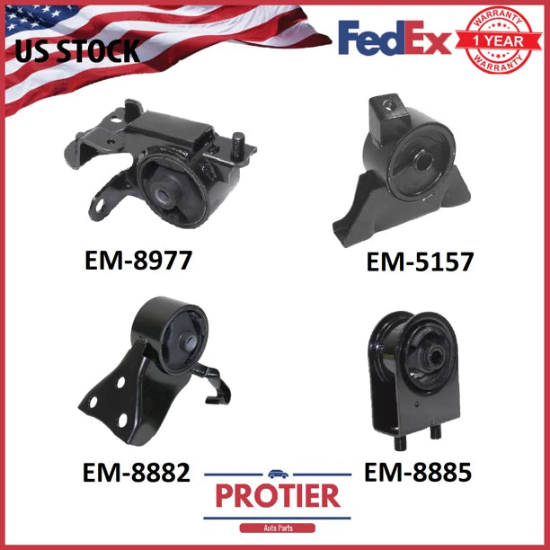 MOTOR & TRANS MOUNT 1999-2000 MAZDA PROTEGE 1.8L WITH MANUAL TRANS 6B93BC-57