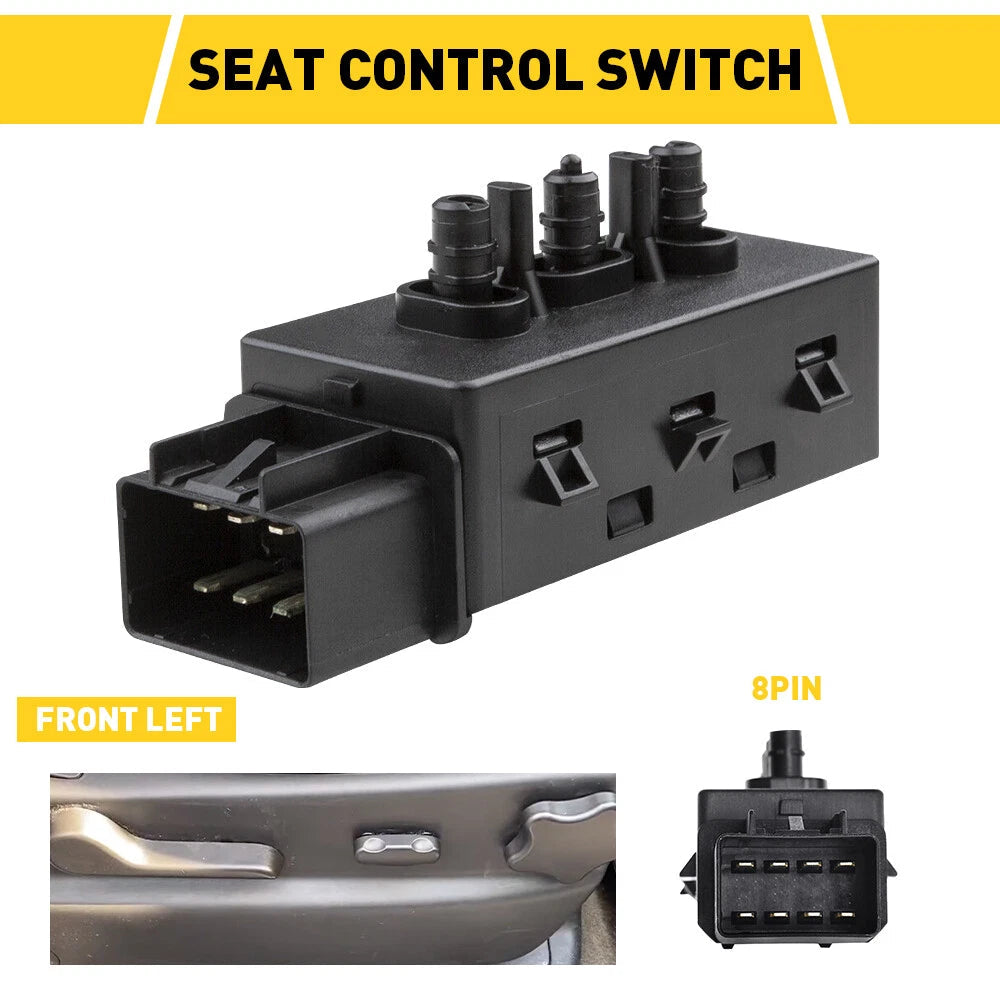 6-Way Power Seat Switch For 07-14 GMC Sierra Chevy Silverado 1500 2500 3500 HD A 6B93BC-57
