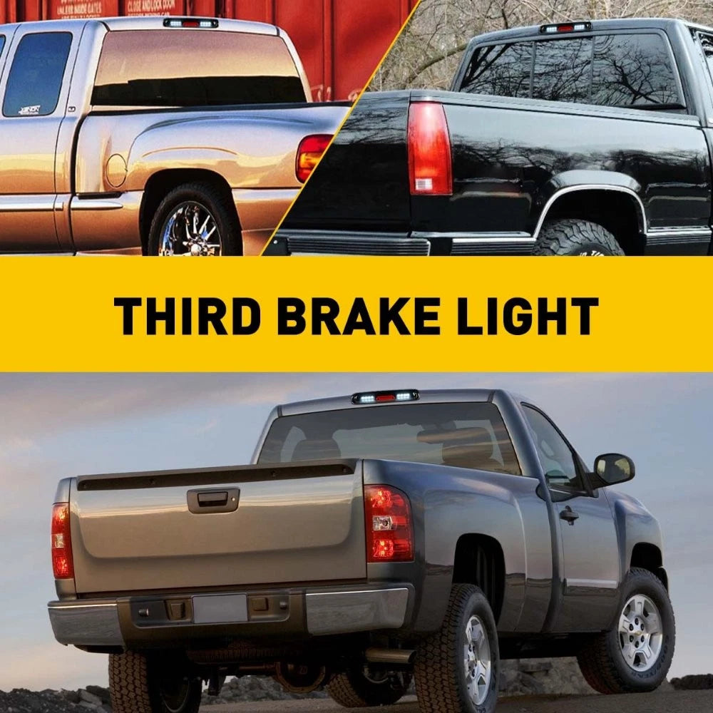 LED 3RD Third Tail Brake Light Cargo Lamp For Chevy Silverado GMC Sierra Smoke A 6B93BC-57