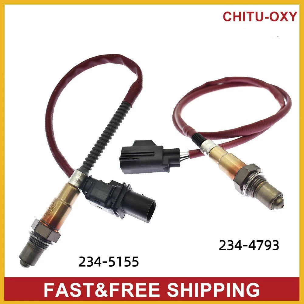 2PCS Upstream & Downstream Oxygen O2 Sensors for Jaguar XF 2013 2014 2015 2.0L 6B93BC-57