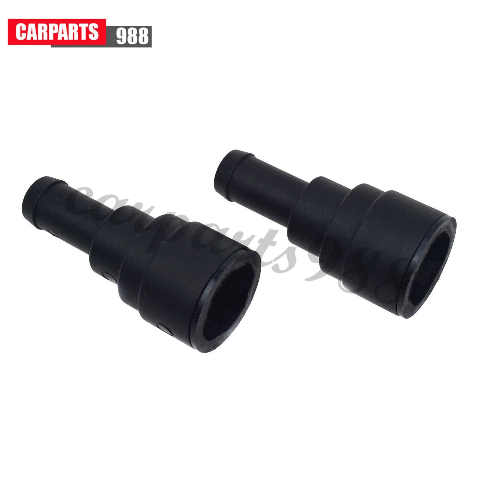 2x Heater Core Coolant Hose Connector For Chevy GMC Tahoe Yukon Sierra 1500 2500 6B93BC-57