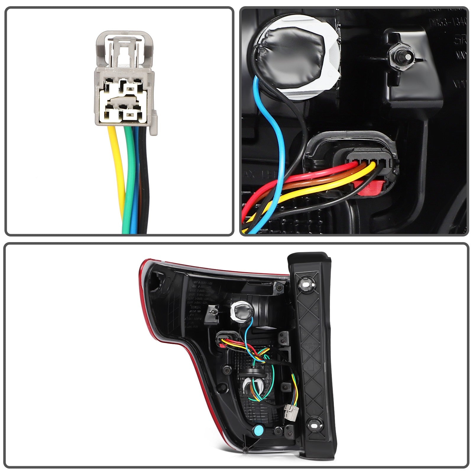 LED Tail Light Assembly Left+Right For 2015-2011 Ford Explorer Brake Lamp 6B93BC-57