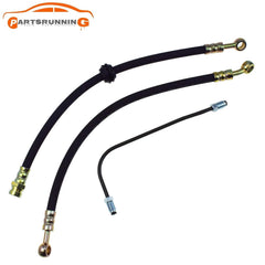 Upper Lower Brake Hose Kit W/ Pipe For Honda CB350/360/400F/450K/500/550/750 6B93BC-57