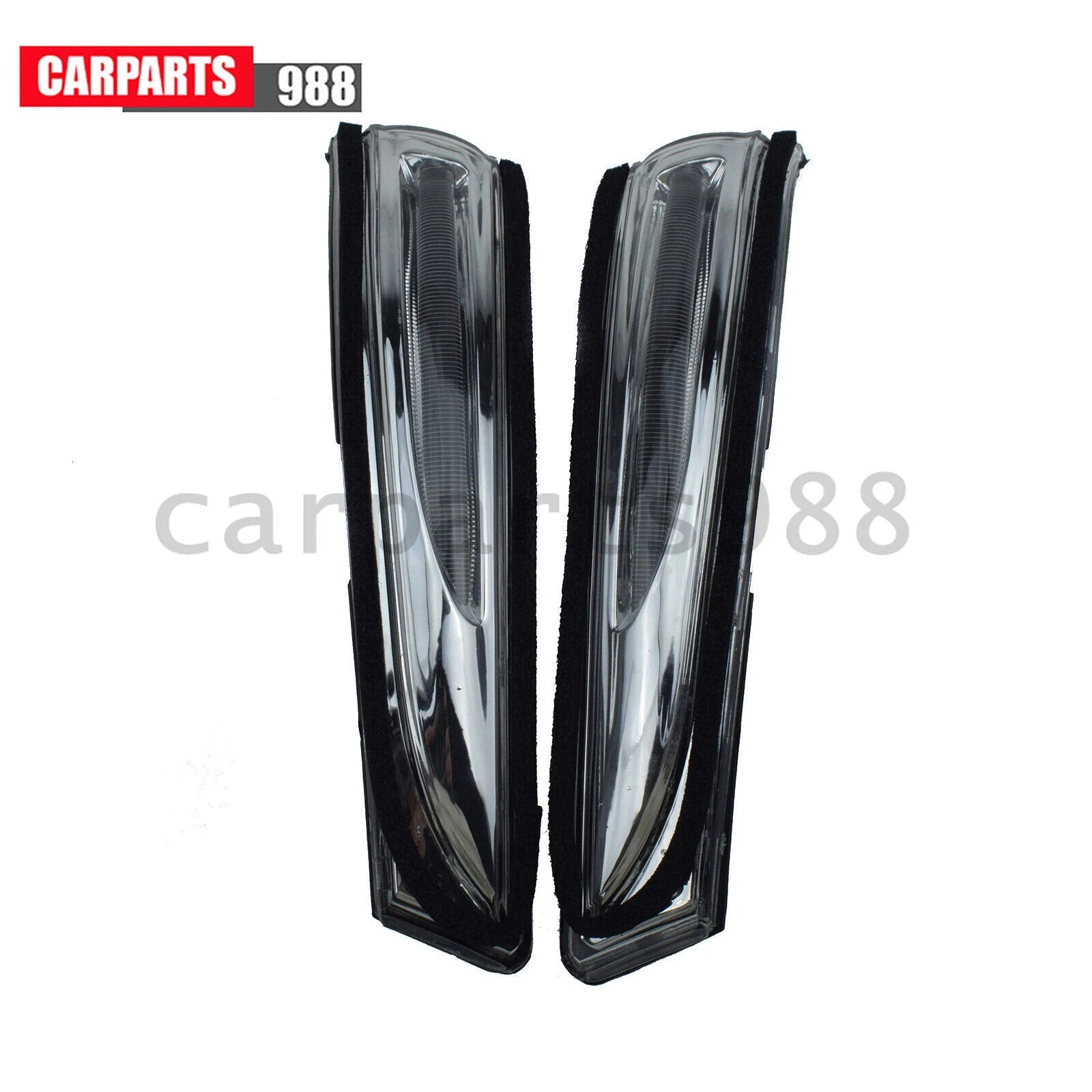 2Pcs Left Right Side Mirror Signal Lamp LED for 2011-2016 Hyundai Accent Elantra 6B93BC-57
