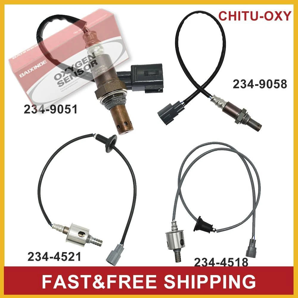 4PCS Upstream+Downstream Oxygen O2 Sensor For 2006-2008 Lexus IS250 2.5L AWD 6B93BC-57