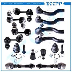 ECCPP 14pcs Complete Front & Rear Suspension Kit For 2005-2012 Nissan Pathfinder
