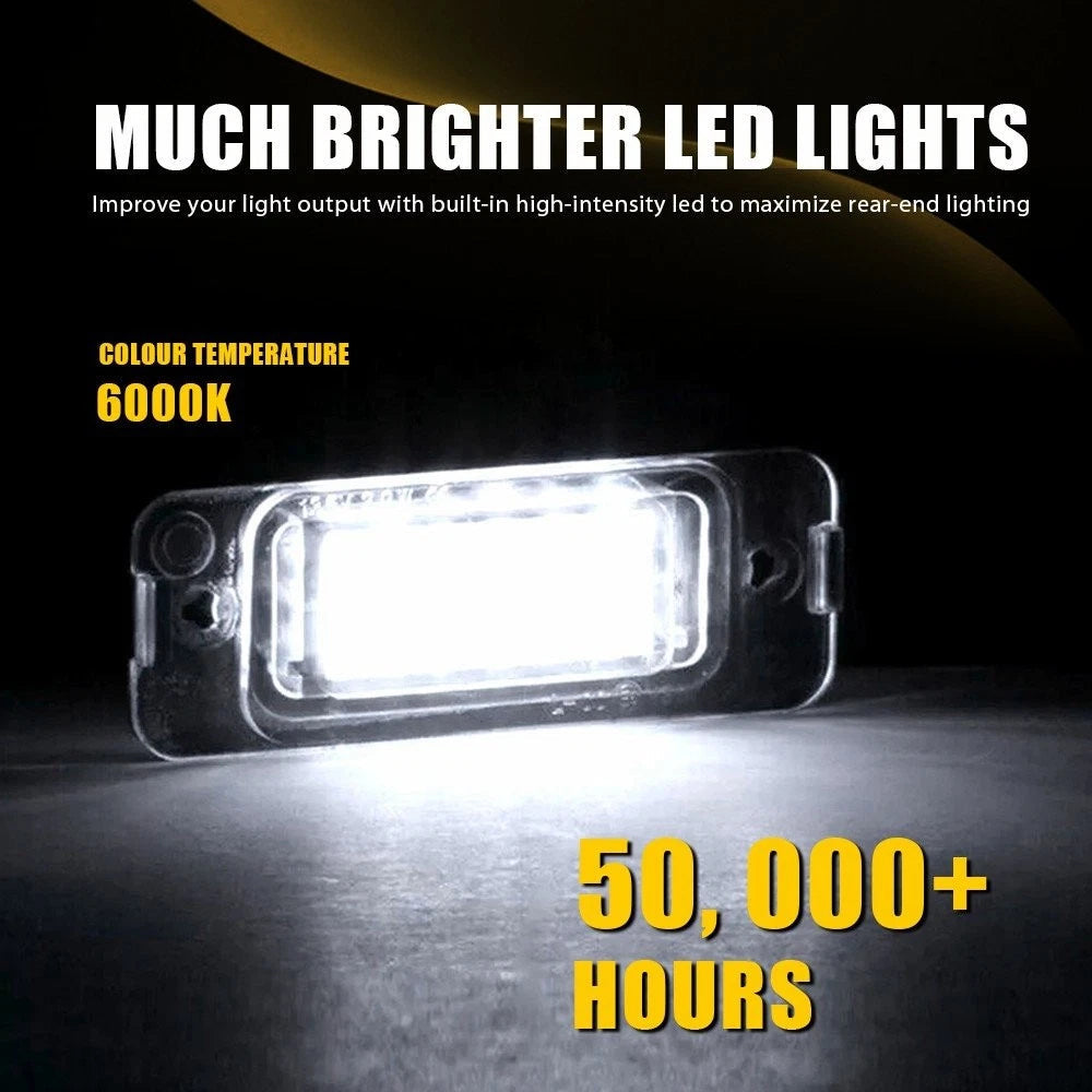 2X LED License Plate Lights White For 2012-2015 Mini Cooper Roadster R59 6000K A 6B93BC-57