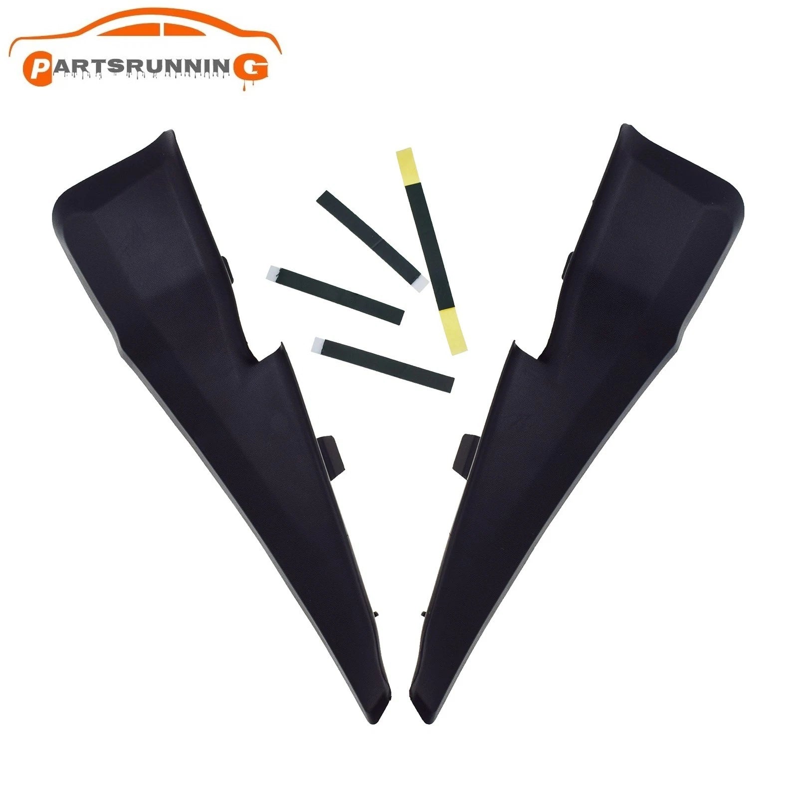 Pair Front Windshield Wiper Side Cowl Trim Cover For Peugeot 208 2008 96748542XT 6B93BC-57