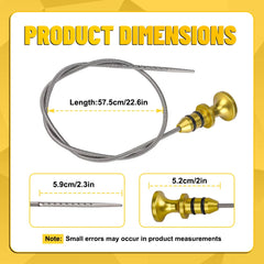 Engine Oil Dipstick Upgraded For 2007-2016 MINI Cooper R55 R56 R57 Cooper S EOA 6B93BC-57