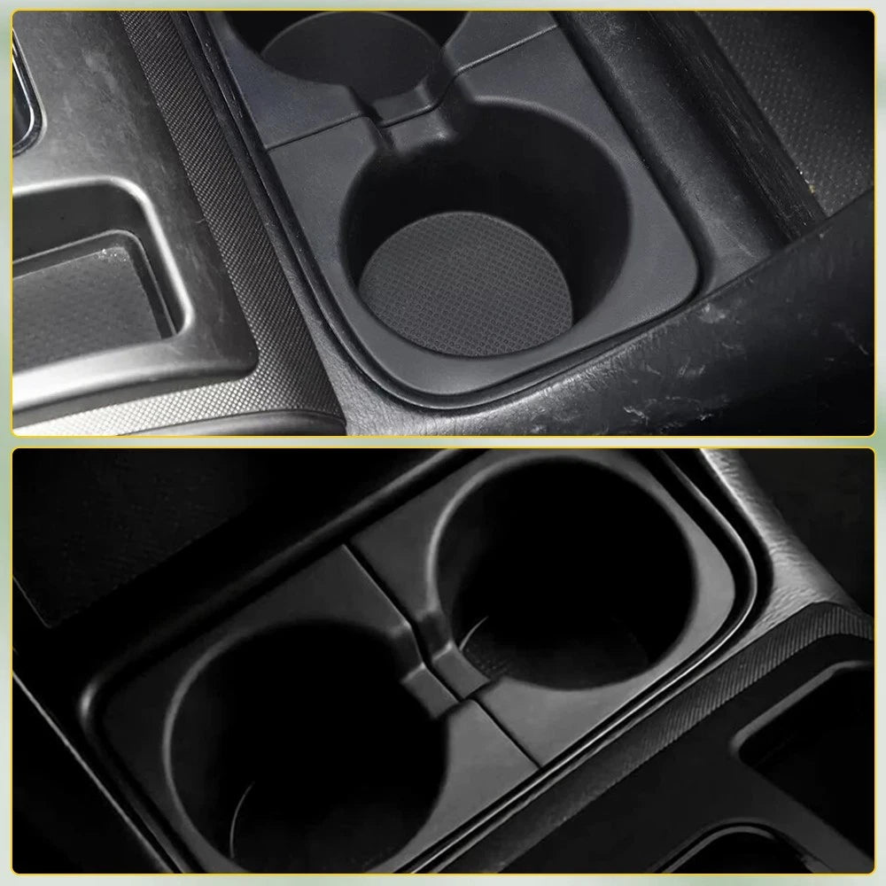 Center Console Cup Holder Insert Right & Left For Toyota Tacoma 2005-2017 Pair A 6B93BC-57