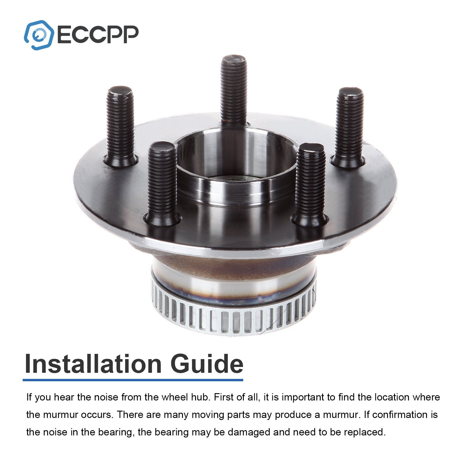 2Pcs Wheel Hub Bearings Rear For Dodge Neon Chrysler PT Cruiser Plymouth W/ ABS 6B93BC-57