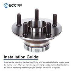 2Pcs Wheel Hub Bearings Rear For Dodge Neon Chrysler PT Cruiser Plymouth W/ ABS 6B93BC-57