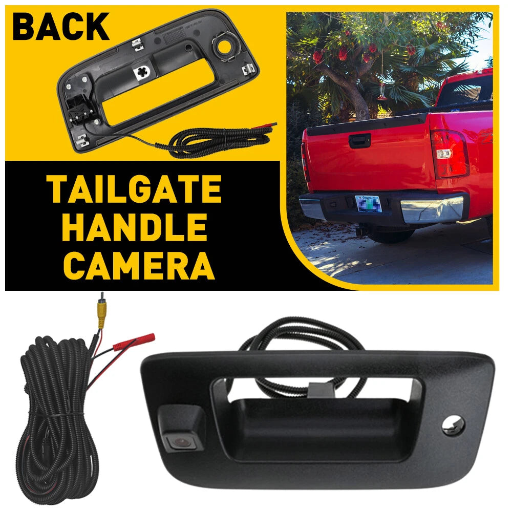 Tailgate Handle Backup Rear View Camera For 2007-2013 Chevy Silverado 22755304 A 6B93BC-57