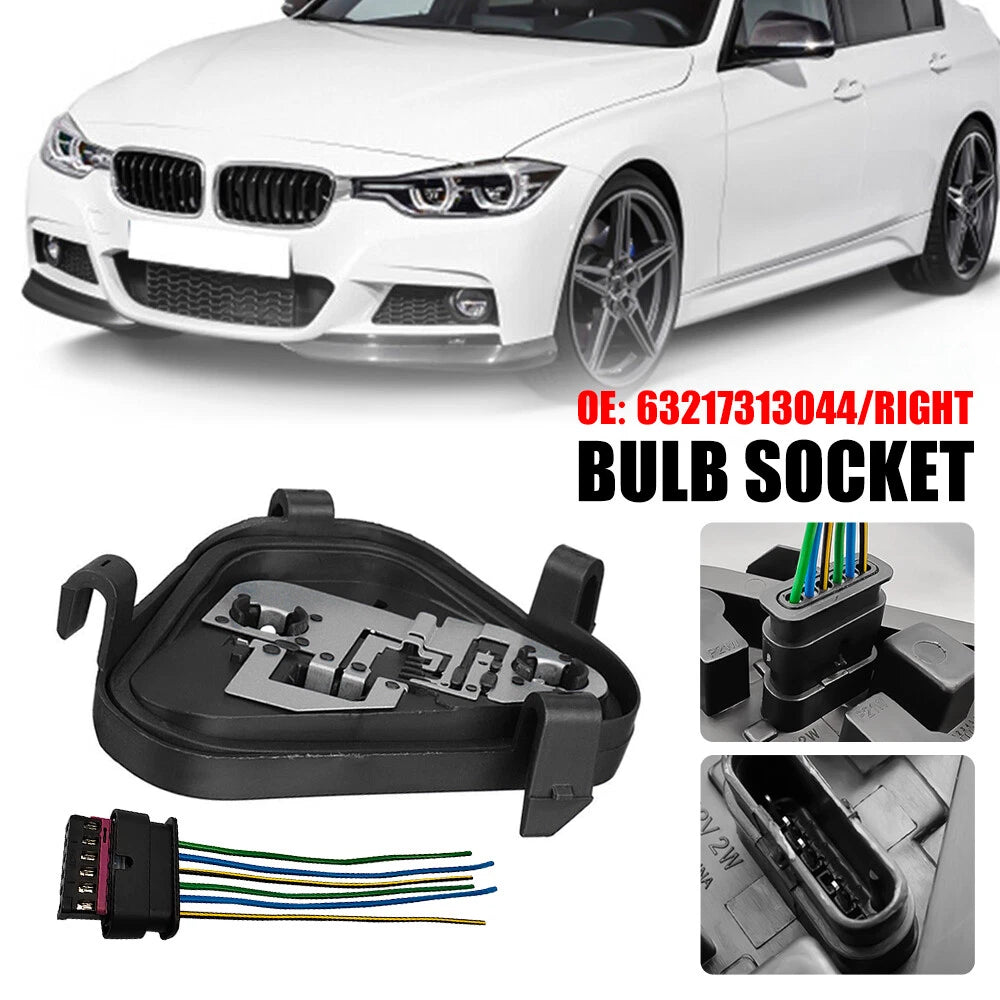 Passenger Right Bulb Socket Tail Light for 2012-2015 BMW 320i 328i 335i EOA 6B93BC-57