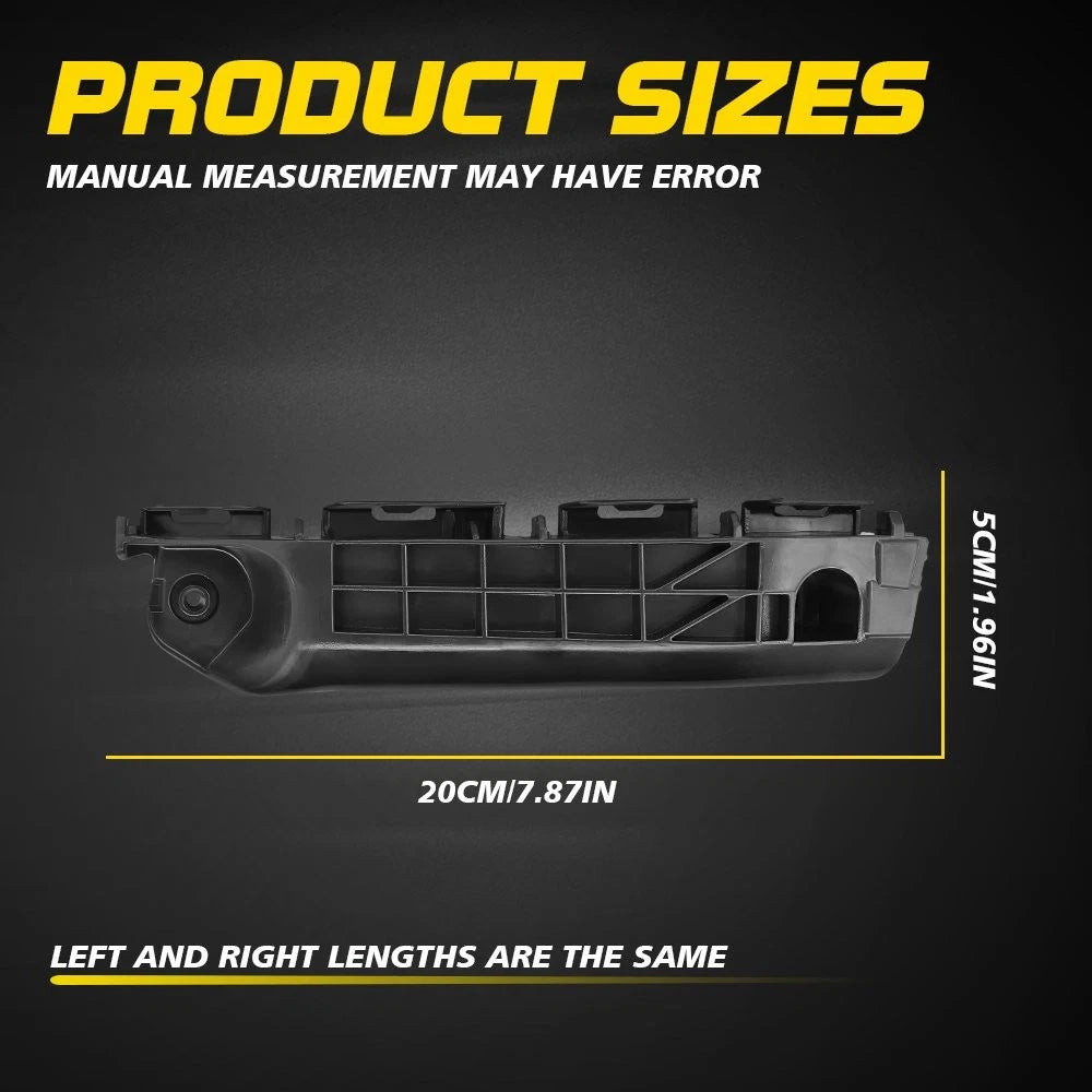 Fits for 2012 2013 2014 Toyota Yaris Front Bumper Support Bracket Pair 2pcs EOA 6B93BC-57