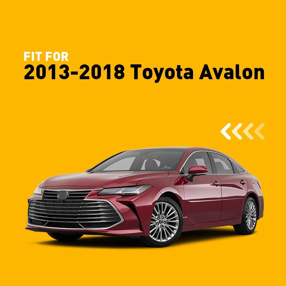 FOR 2013-2018 Toyota Avalon Leather Armrest Door Panel Cover Black Durable EOA 6B93BC-57