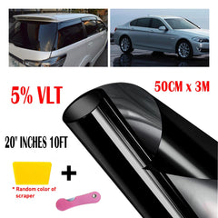 Uncut Window Tint VLT Film Heat Reduce Block Shade Blackout Mirror Home EOA 6B93BC-57