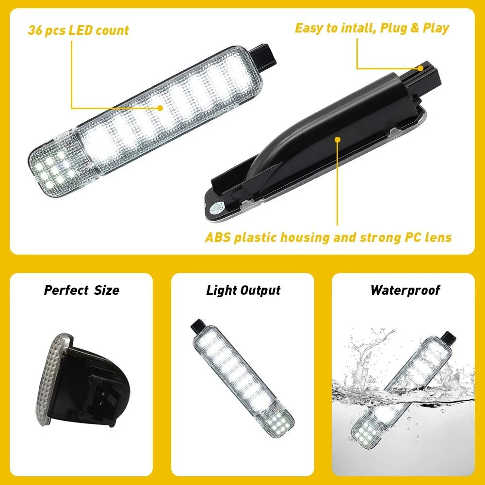 LED Door Courtesy Light Lamp For Chevy C/K Silverado Suburban Tahoe Sierra EOA 6B93BC-57