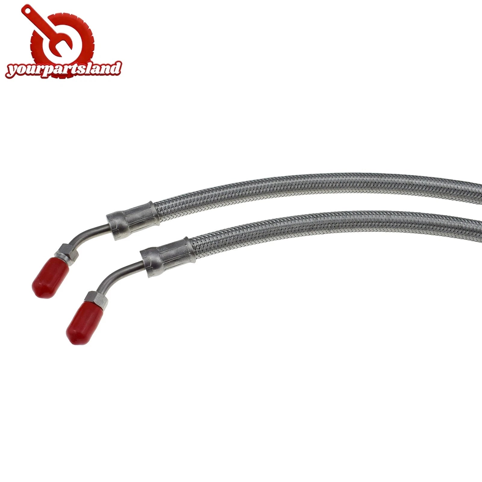For Mercruiser Bravo Trim Cylinder Full Hose Kit 4PCS 32-99904Q 32-864589 864588 6B93BC-57