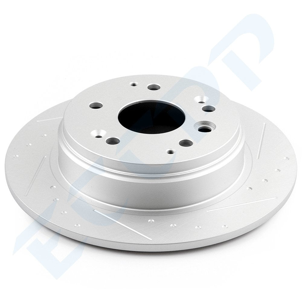Rear Brake Rotors Slotted For ACURA TL 2004 - 2008 HONDA ELEMENT 2003 - 2011 6B93BC-57