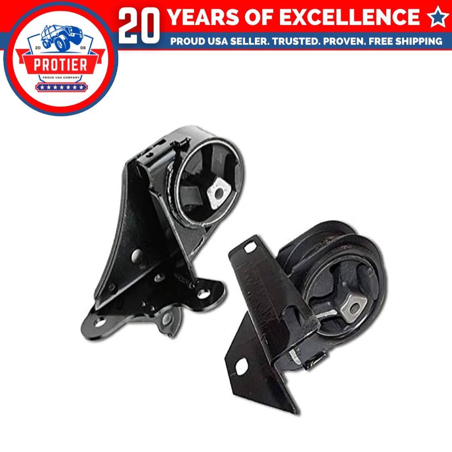 Fits 1996-2000 Dodge Caravan/Grand Caravan 3.0L 3.3L 3.8L Trans Mount Set 2PCS 6B93BC-57