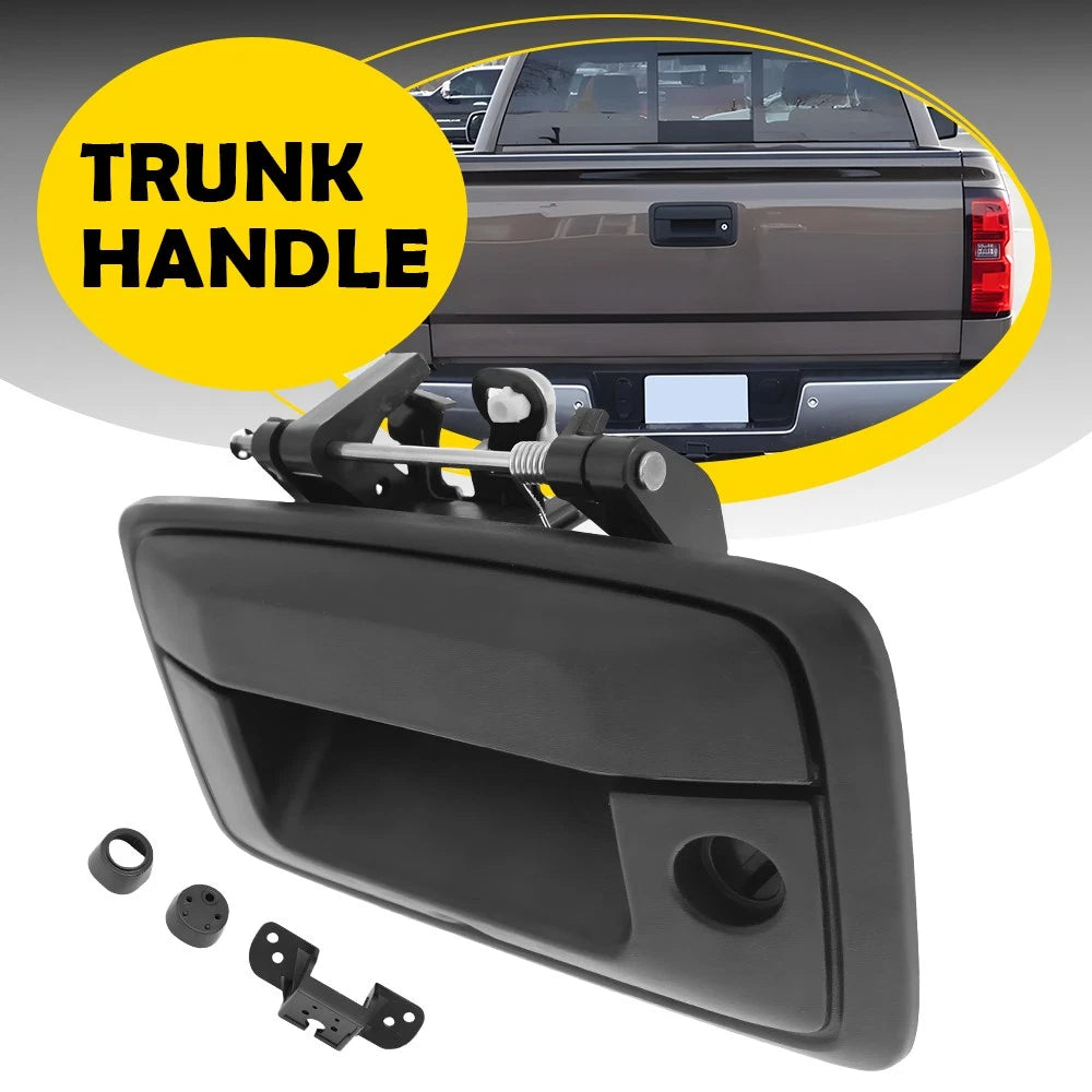 Tailgate Handle w/ Camera Hole for Black 2014-2015 Silverado Sierra 1500 2500 EA 6B93BC-57
