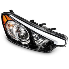 ECCPP LED Headlights Assembly For Kia Forte 2014-2016 Pair Kit Black Amber 6B93BC-57