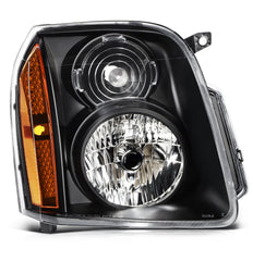 ECCPP Headlights Assembly For GMC Yukon Yukon XL 2007-2014 Pair Kit Black Amber KOEEP