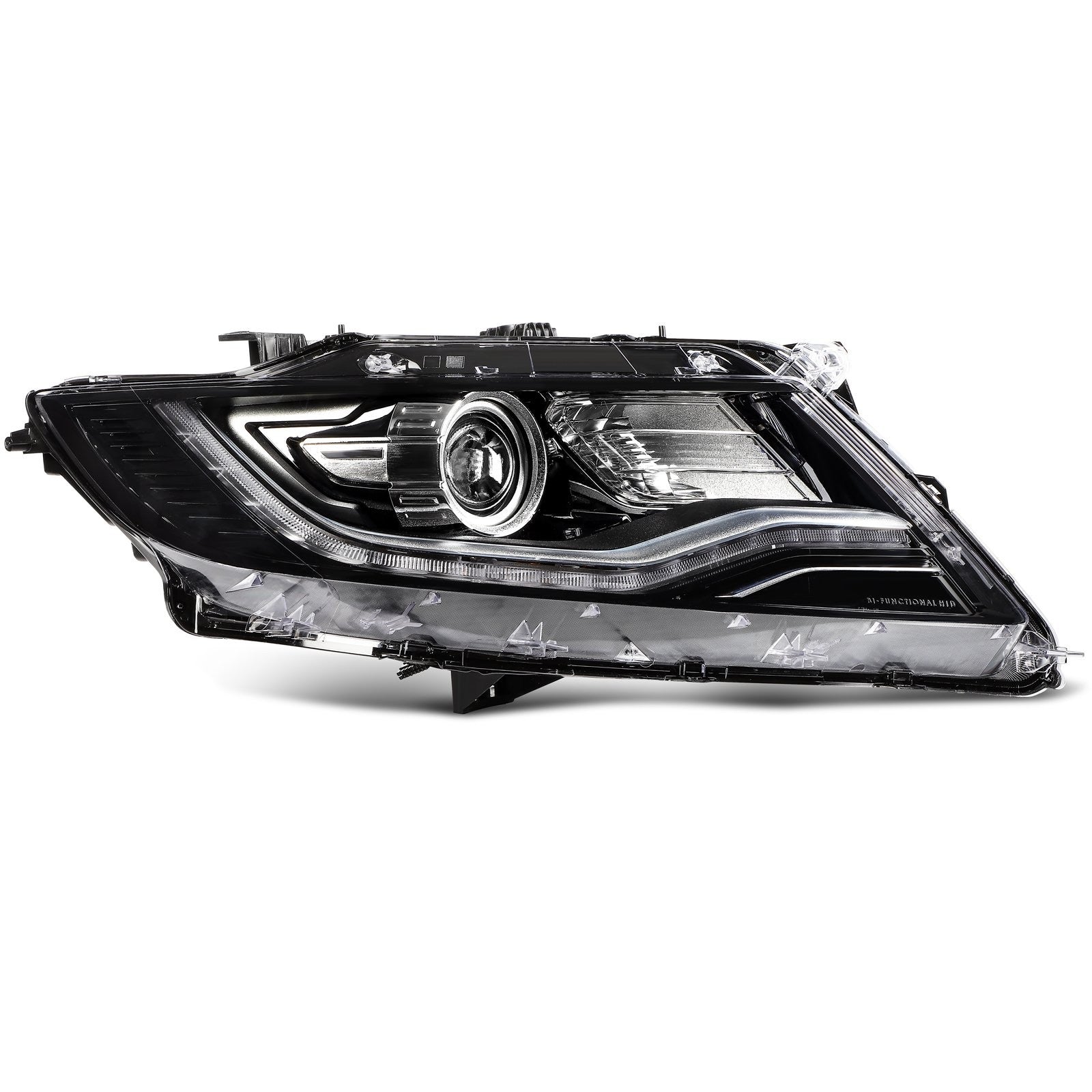 ECCPP Headlight For Lincoln MKX 2.7L 3.7L 2016-2018 Passenger Right Side Black 6B93BC-57