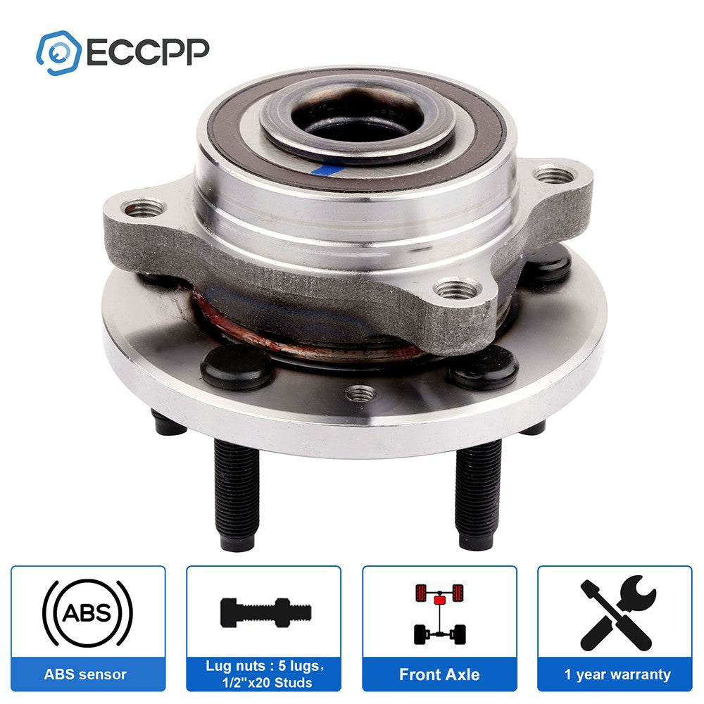 1Pc Front Wheel Hub Bearing Assembly For Ford Taurus Flex Lincoln MKT MKS 5 Lug 6B93BC-57