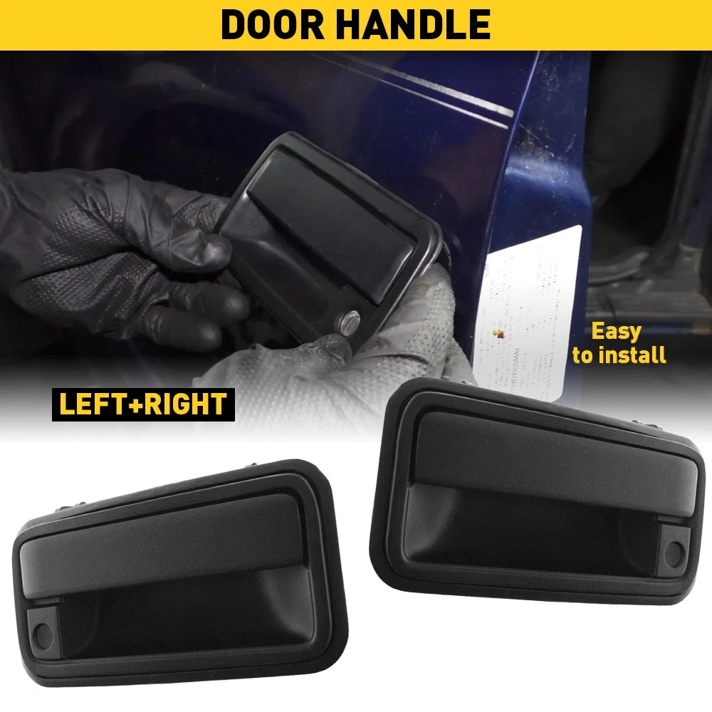 Right Left Exterior Door Handle For 88-99 Chevrolet C1500 K1500 Set of 2 Front 6B93BC-57
