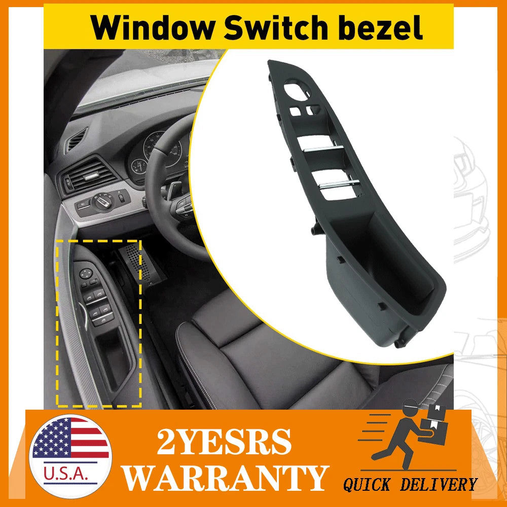 AUXITO Inner Window Switch Door Panel Handle For Armrest BMW 520 523 525 530 535 6B93BC-57
