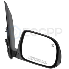 Mirror Power Heated Smooth Black For 2011-17 Toyota SIENNA Passenger Side KOEED