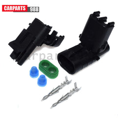 12010973 12015792 2 Way Weather Pack Series Male & Female Connector Harness 6B93BC-57