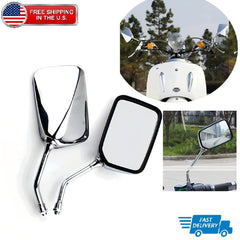 For kawasaki Vulcan 500 700 800 900 1500 1600 Chrome Rectangle Rear view Mirrors