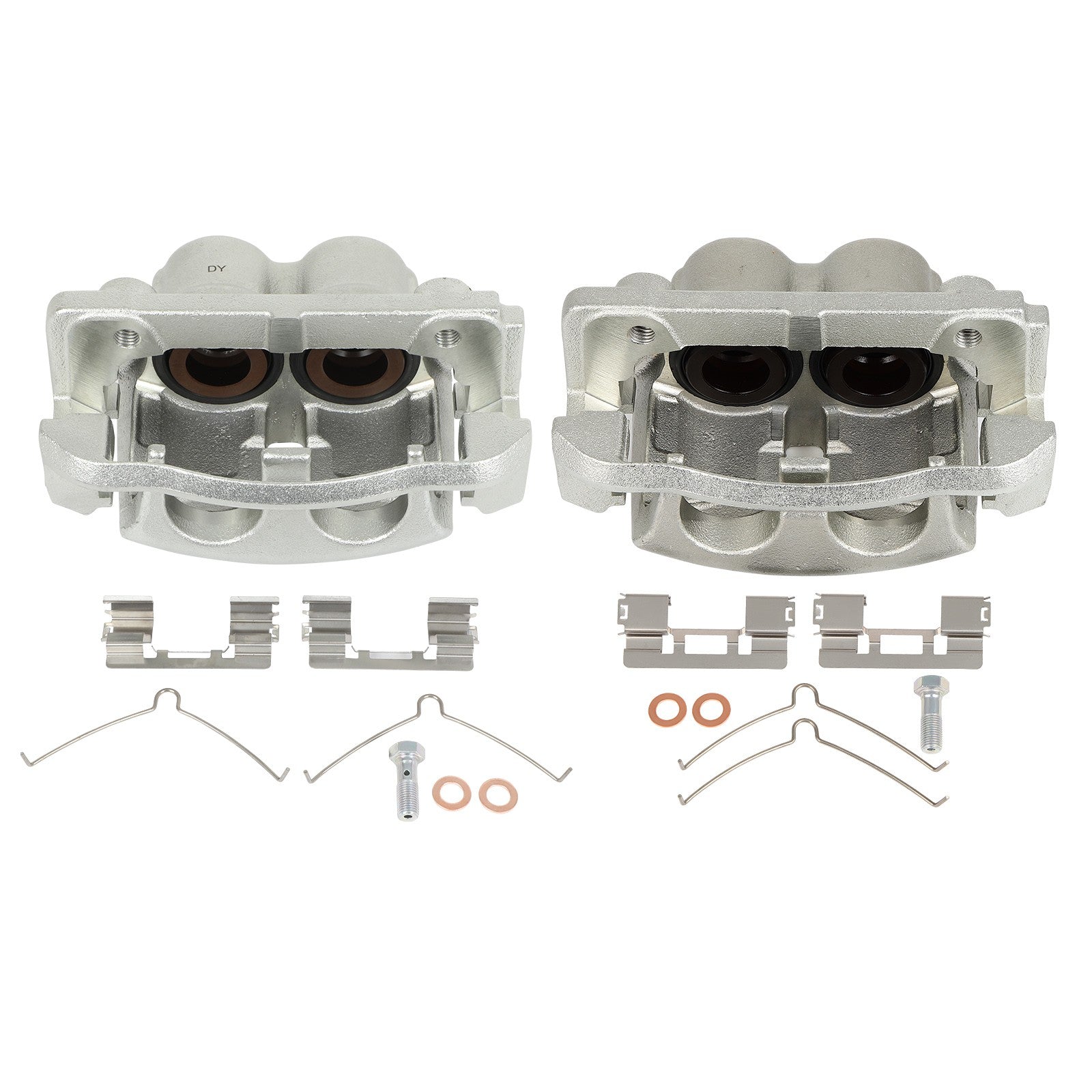 Front Left Right Brake Calipers 2Pcs For 2004-2005 Ford F-150 2005 Ford Lobo 6B93BC-57