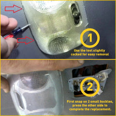 For 1996-2004 Ford Ranger Car Interior Overhead Dome Map Light Lamp Len Cover US 6B93BC-57