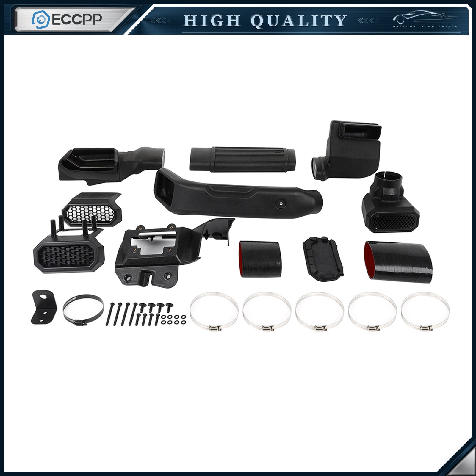 Snorkel Kit Air Ram Intake For Jeep Wrangler Jl 18-23 Cold Offroad 2.0L 3.6L 6B93BC-57